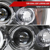 1998-2002 Honda Accord Dual Halo Projector Headlights (Chrome Housing/Clear Lens)