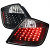 2004-2010 Scion tC V2 LED Tail Lights (Matte Black Housing/Clear Lens)