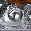 2004-2015 Nissan Titan/ 2004-2007 Armada Factory Style Headlights w/ Amber Reflectors (Chrome Housing/Clear Lens)