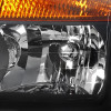2004-2015 Nissan Titan/ 2004-2007 Armada Factory Style Headlights w/ Amber Reflectors (Matte Black Housing/Clear Lens)