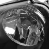 2005-2010 Volkswagen Golf Mk5 /Jetta/Rabbit Factory Style Headlights w/ P21W Turn Signal Bulbs (Matte Black Housing/Clear Lens)