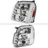 2007-2014 GMC Yukon/Yukon XL 1500/2500 Projector Headlights (Chrome Housing/Clear Lens)