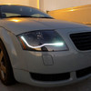 1999-2006 Audi TT LED Bar Projector Headlights (Matte Black Housing/Clear Lens)