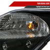 2003-2005 Nissan 350Z Dual Halo Projector Headlights (Matte Black Housing/Clear Lens)