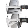 2007-2021 Toyota Tundra Double (Crew) Cab 4" Wide Chrome Stainless Steel Side Step Bars