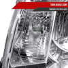 2005-2011 Toyota Tacoma Factory Style Headlights (Chrome Housing/Clear Lens)