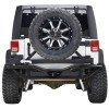 2007-2018 Jeep Wrangler JK Off Road Rock Crawler Black Textured Rear Bumper Guard