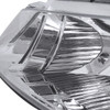 2006-2011 Honda Civic Coupe Factory Style Crystal Headlights (Chrome Housing/Clear Lens)