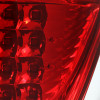 2009-2014 Ford F-150 LED Tail Lights - OZ (Chrome Housing/Red Clear Lens)