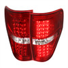 2009-2014 Ford F-150 LED Tail Lights - OZ (Chrome Housing/Red Clear Lens)