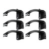 2015-2021 Ford F-150/F-250/F-350/F-450/F-550 Crew/SuperCrew Cab 3" Black Stainless Steel Side Step Nerf Bars