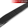 2015-2024 Ford F-150/F-250/F-350/F-450/F-550 SuperCrew Cab 4" Chrome Stainless Steel Side Step Nerf Bars