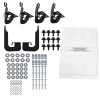 2009-2014 Ford F-150 SuperCrew Cab 4" Chrome Stainless Steel Side Step Nerf Bars