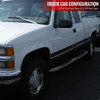 1988-1998 Chevrolet GMC C/K Pickup 2DR Extended Cab 3" Chrome Stainless Steel Side Step Nerf Bars