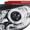 1997-2005 Chevrolet Malibu/ Oldsmobile Cutlass Dual Halo Projector Headlights (Chrome Housing/Clear Lens)