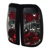 1997-2004 Dodge Dakota Tail Lights (Chrome Housing/Smoke Lens)