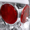 1997-2004 Dodge Dakota Tail Lights (Chrome Housing/Clear Lens)