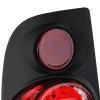 1997-2007 Ford F-150/F-250/F-350/F-450/F-550 Retro Style Tail Lights (Matte Black Housing/Clear Lens)