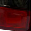1992-1995 Honda Civic Tail Lights (Chrome Housing/Red Smoke Lens)