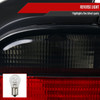 1992-1998 BMW E36 3 Series Coupe/Convertible Tail Lights (Chrome Housing/Red Smoke Lens)