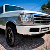 1992-1996 Ford F-150 F-250 F-350 Bronco Dual Halo Projector Headlights (Chrome Housing/Clear Lens)