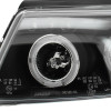 1997-2000 Volkswagen Passat Dual Halo Projector Headlights (Matte Black Housing/Clear Lens)