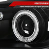 1997-2005 Chevrolet Malibu/ Oldsmobile Cutlass Dual Halo Projector Headlights (Matte Black Housing/Clear Lens)