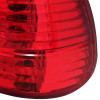 1995-2001 BMW E38 7 Series Tail Lights (Chrome Housing/Red Clear Lens)