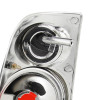 1997-2007 Ford F-150/F-250/F-350/F-450/F-550 Retro Style Tail Lights (Chrome Housing/Clear Lens)