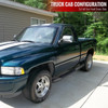 1994-2002 Dodge RAM Regular Cab 3" Chrome Stainless Steel Side Step Nerf Bars