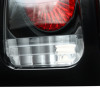 1994-1998 Ford Mustang Tail Lights (Matte Black Housing/Clear Lens)