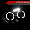 2004-2005 Subaru Impreza WRX/STI Outback Dual Halo Projector Headlights (Jet Black Housing/Clear Lens)