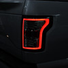 2015-2017 Ford F-150 LED Tail Lights ( Chrome Housing/Smoke Lens)