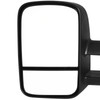 2007-2014 Chevrolet Silverado/Avalanche/Tahoe GMC Sierra/Yukon/Yukon XL Manual Adjustable & Extendable Black Towing Mirrors