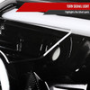 2012-2015 Toyota Tacoma LED C-Bar Projector Headlights (Jet Black Housing/Clear Lens)