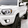 2012-2015 Toyota Tacoma LED C-Bar Projector Headlights (Jet Black Housing/Clear Lens)