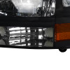 1997-2004 Dodge Dakota/ 1998-2003 Durango Crystal Headlights (Matte Black Housing/Clear Lens)
