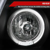 2005-2015 Nissan Xterra Dual Halo Projector Headlights (Matte Black Housing/Clear Lens)