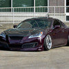 2010-2012 Hyundai Genesis Coupe Sequential LED Bar Projector Headlights (Matte Black Housing/Clear Lens)