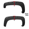 1988-1999 Chevrolet C/K Blazer/Jimmy/Suburban/Tahoe GMC Yukon Textured Rivet Style Fender Flares