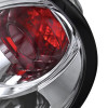 1998-2005 Volkswagen Beetle Tail Lights (Chrome Housing/Clear Lens)