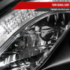 2011-2013 Toyota Corolla Projector Headlights w/ LED Light Strip (Matte Black Housing/Clear Lens)