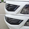 2008-2010 Honda Accord Coupe Black ABS Mu Style Grille