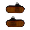 1992-1995 Honda Civic Amber Smoke Lens Side Marker Flat Style Lights
