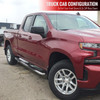 2019-2021 Chevrolet Silverado/GMC Sierra Double Cab 3" Chrome Stainless Steel Side Step Nerf Bars