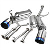 2003-2007 Infiniti G35 Coupe Stainless Steel Dual Catback Exhaust System (Burnt Tip)