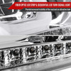 2012-2017 Hyundai Veloster LED Light Bar Projector Headlight w/ Sequential Turn Signal Lights (Chrome Housing/Clear Lens)