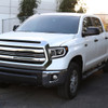 2014-2021 Toyota Tundra LED C-Bar Projector Headlights w/ LED Turn Signal Lights  (Glossy Black Housing/Clear Lens)