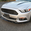 2015-2017 Ford Mustang Glossy Black Polypropylene 3PC Bumper Lip