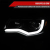 2015-2021 Chevrolet Colorado LED Bar Projector Headlights (Glossy Black Housing/Clear Lens)